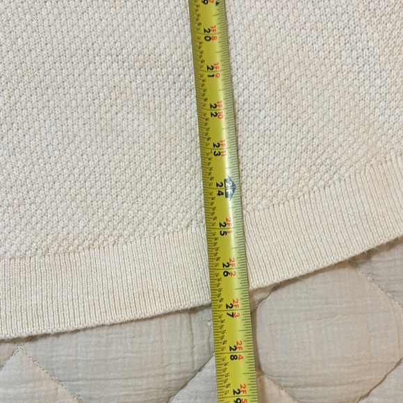 NWT Market & Spruce Women’s Cream Sweater with Button Details Sz. XL - Picture 7 of 8